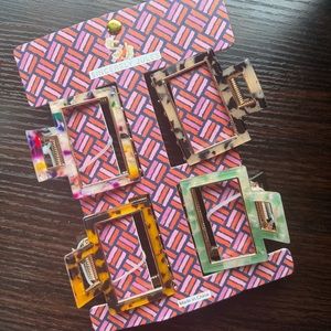 Colorful Turtleshell Claw Clips